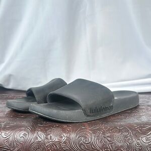 Lululemon Black Slide Sandals
